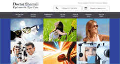 Desktop Screenshot of drshomali.com